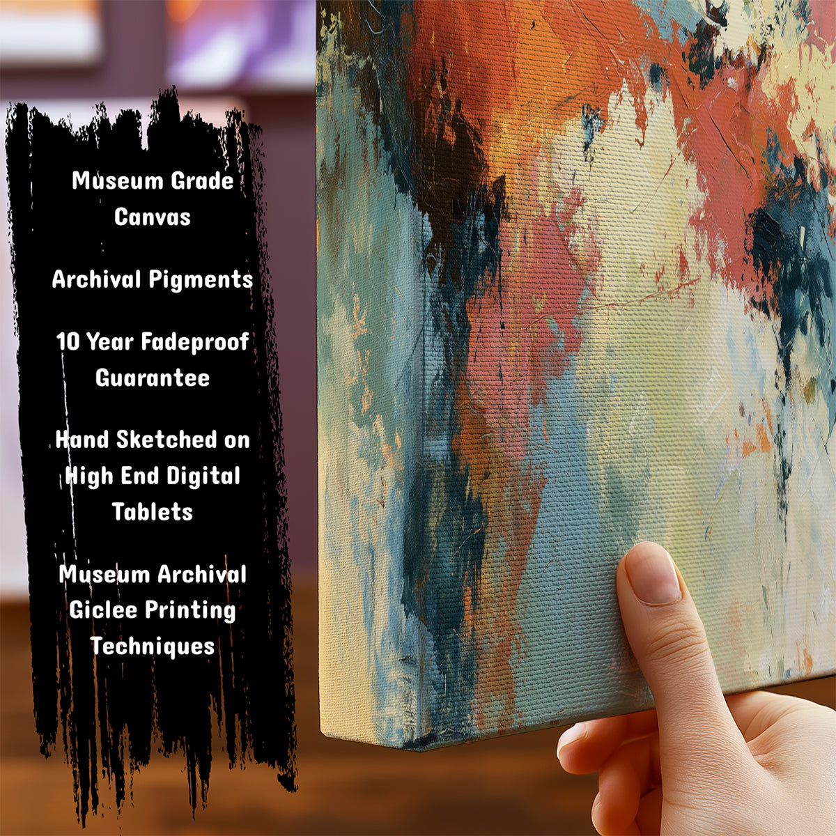 Information about Abstract Art Print
