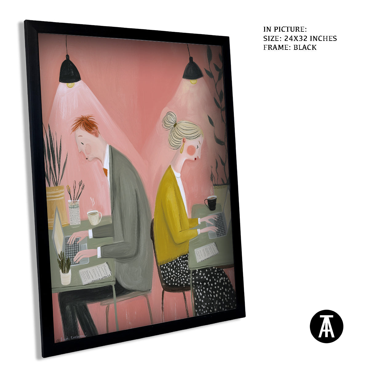 Artwork in Black Frame