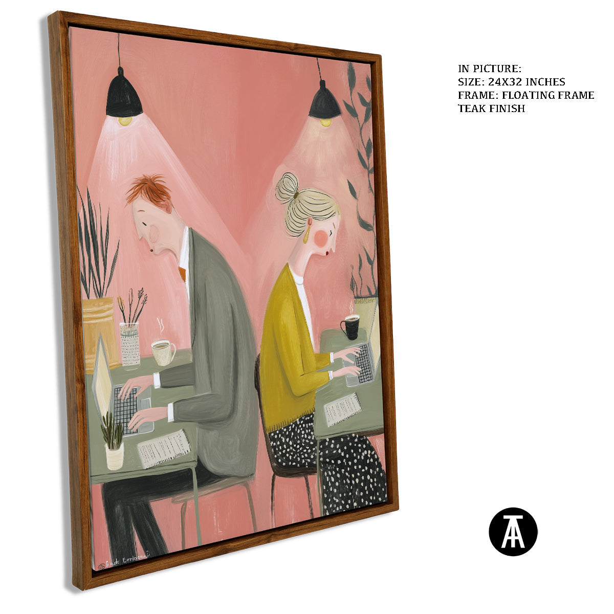 Artwork in Floating Frame