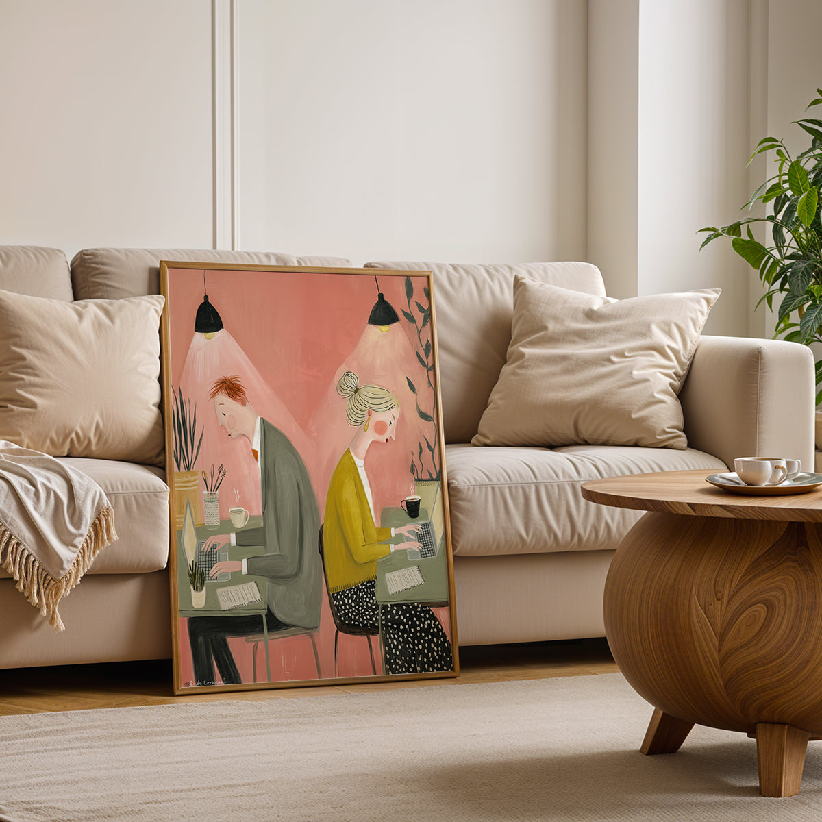 Canvas Art  in a Lifestyle Setting