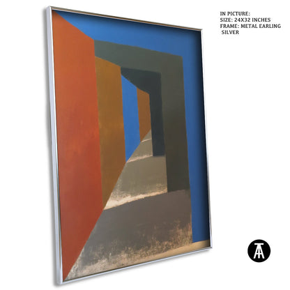 Artwork in Metal Earling Silver Frame