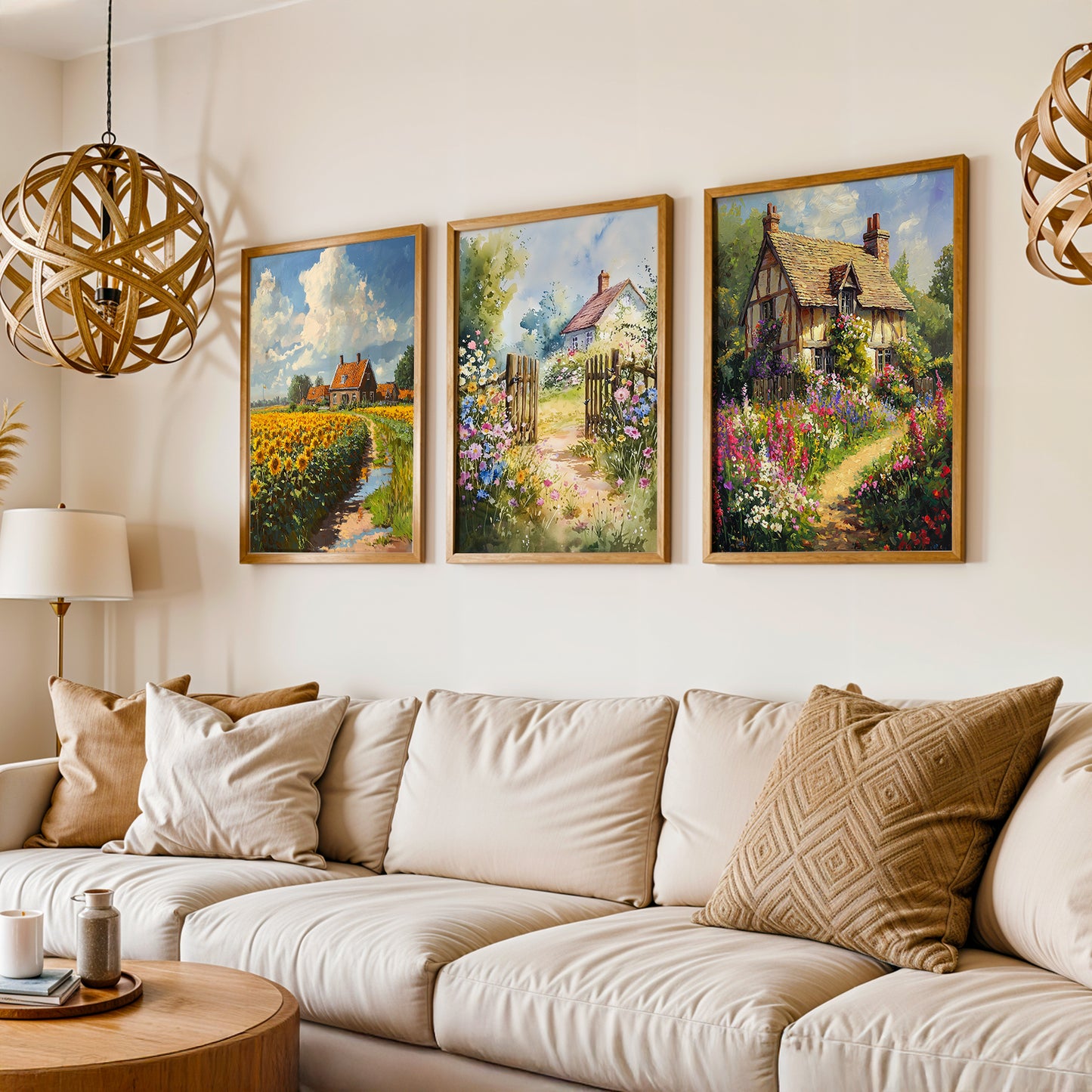 Gallery Wall Set in Lifestyle Setting