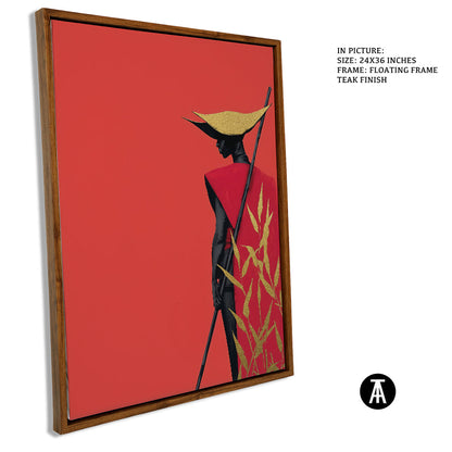 Artwork in Floating Frame