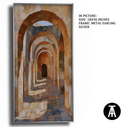 Artwork in Metal Earling Silver Frame