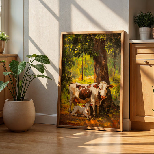 Heritage Indian Painting in a Lifestyle Setting