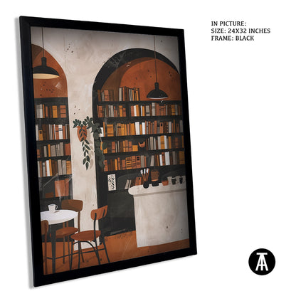 Sample Artwork in Black Frame