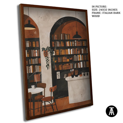 Sample Artwork in Italian Wood Framing Dark