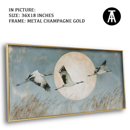 Artwork in Metal Champagne Gold Frame