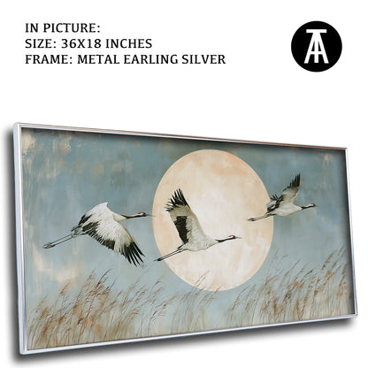 Artwork in Metal Earling Silver Frame