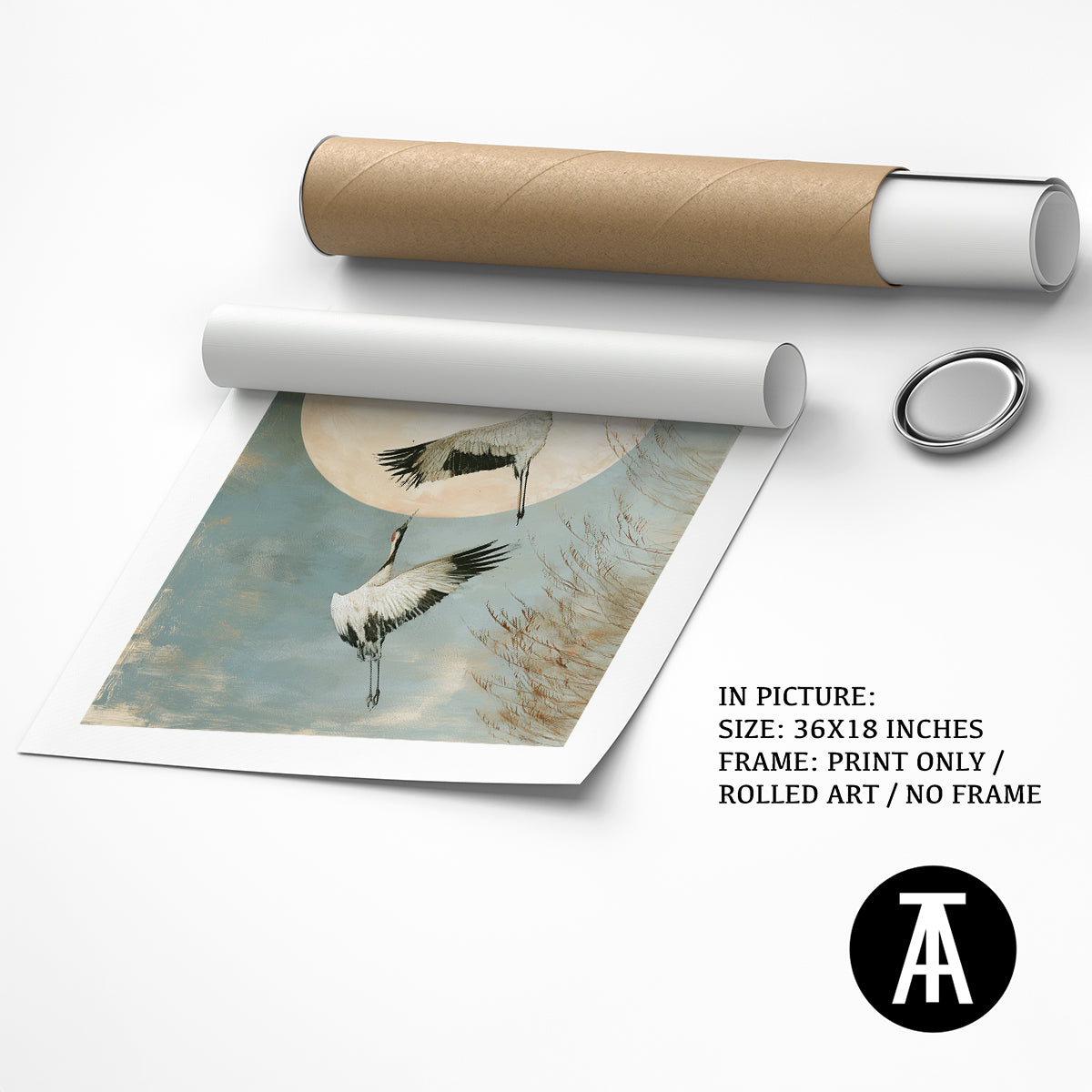 Artwork as Print Only / Rolled Art