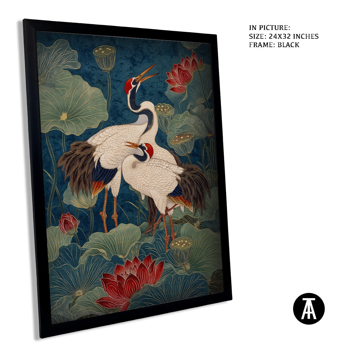 Artwork in Metal Earling Silver Frame