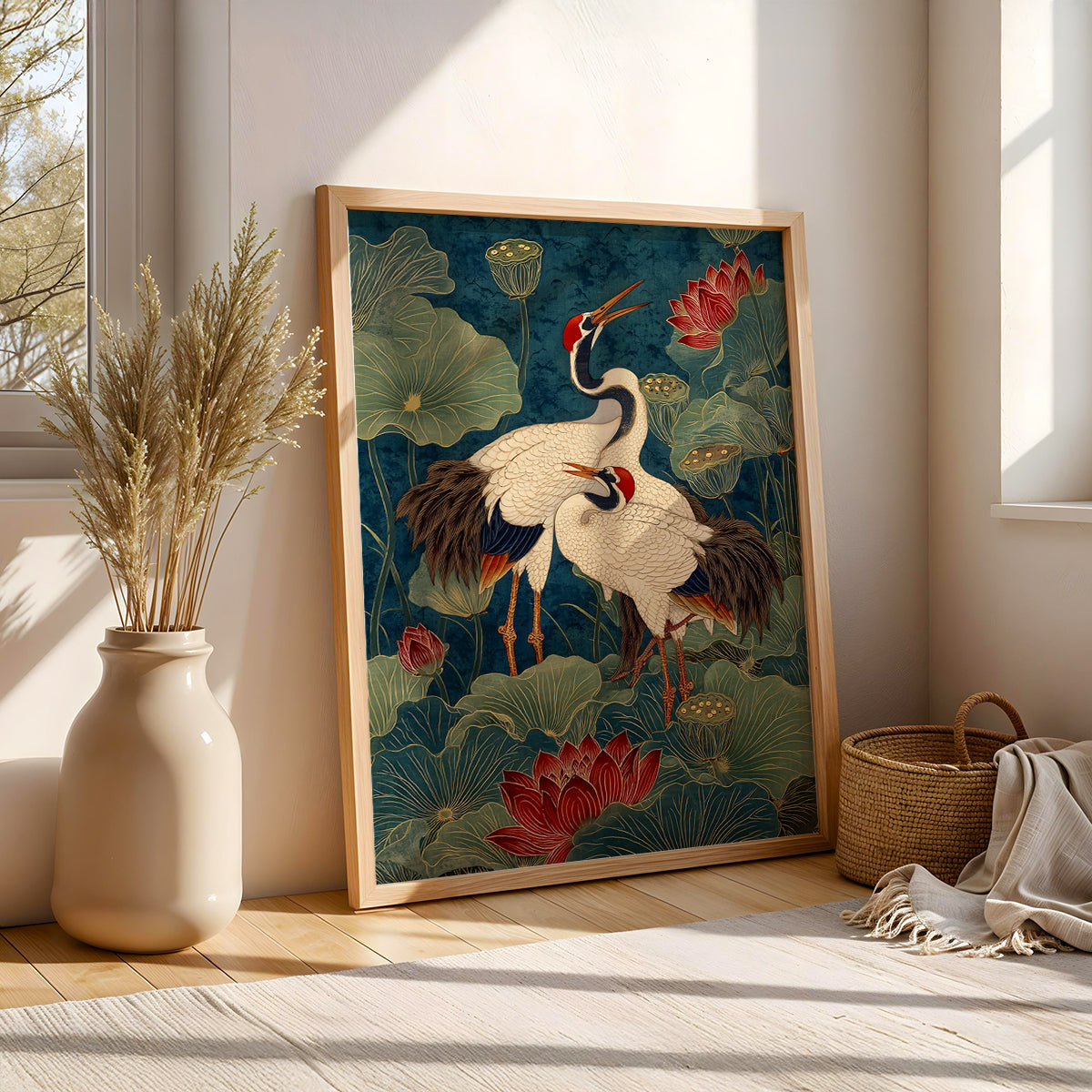 Japanese Painting in a Lifestyle Setting