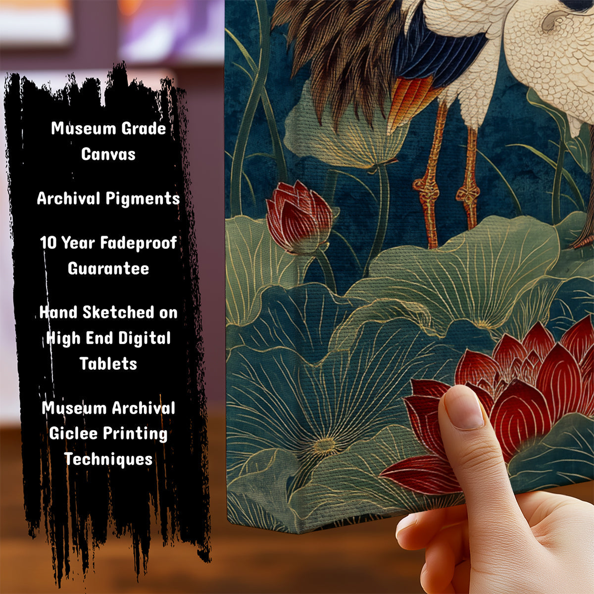 Information about Japanese Canvas Art Print