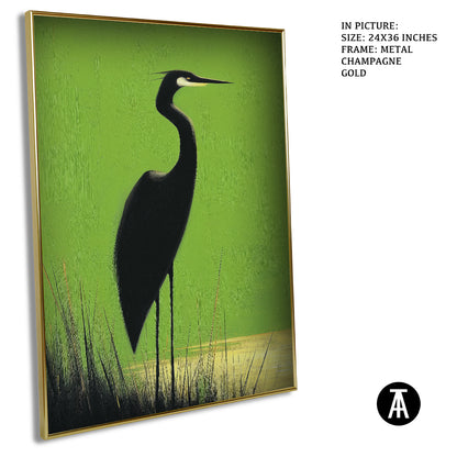 Sample Artwork in Champagne gold Metal Frame