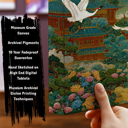 Information about Japanese Canvas Art Print