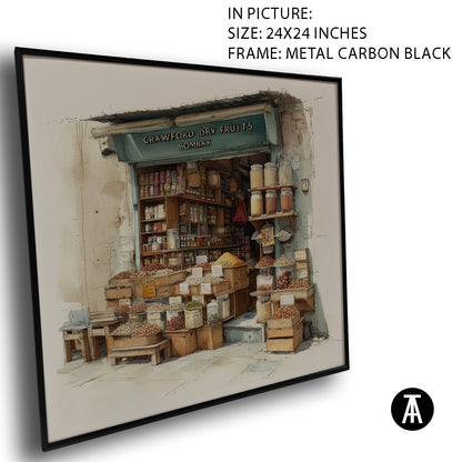 Artwork in Carbon Black Meta Frame