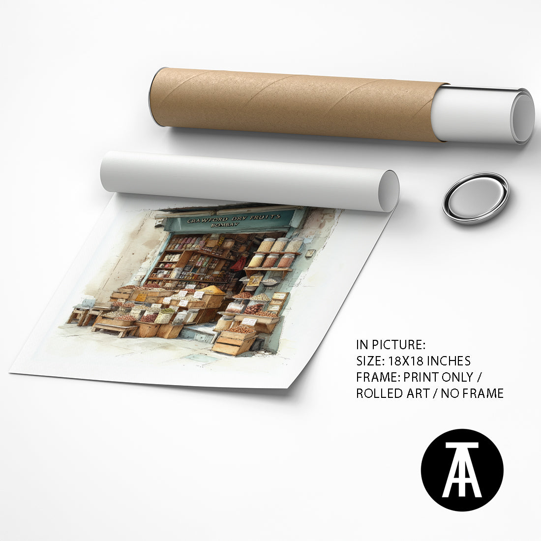 Artwork as Print Only / Rolled Art