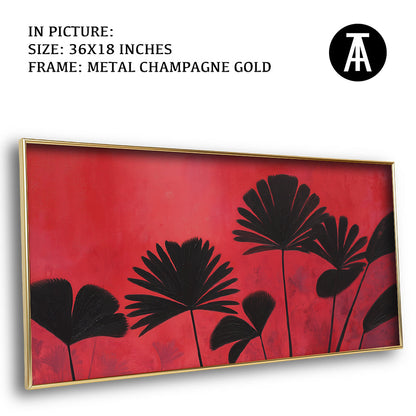 Artwork in Metal Champagne Gold Frame