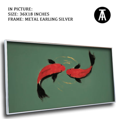 Artwork in Metal Earling Silver Frame