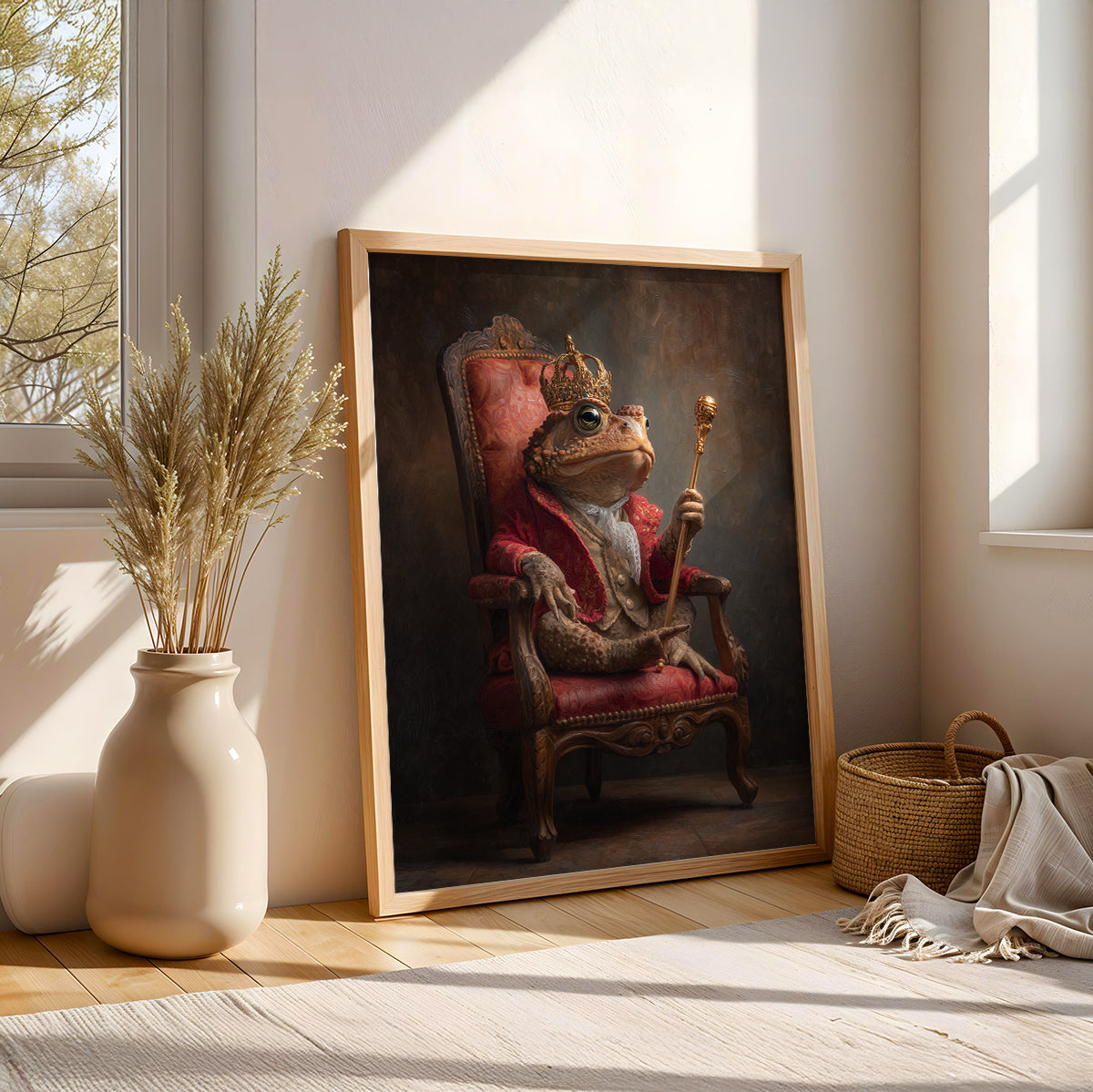 Painting in a Lifestyle Setting