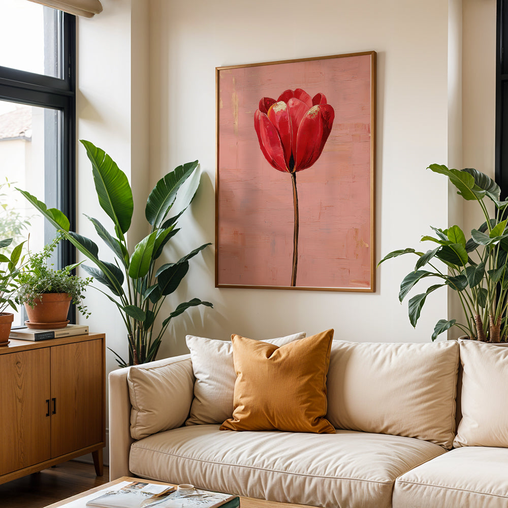 Crimson Tulip, Blush Calm by Mexico Majestica