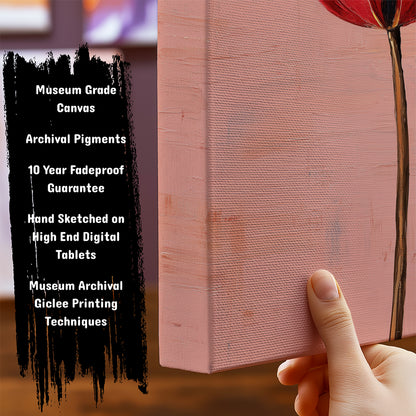 Crimson Tulip, Blush Calm by Mexico Majestica