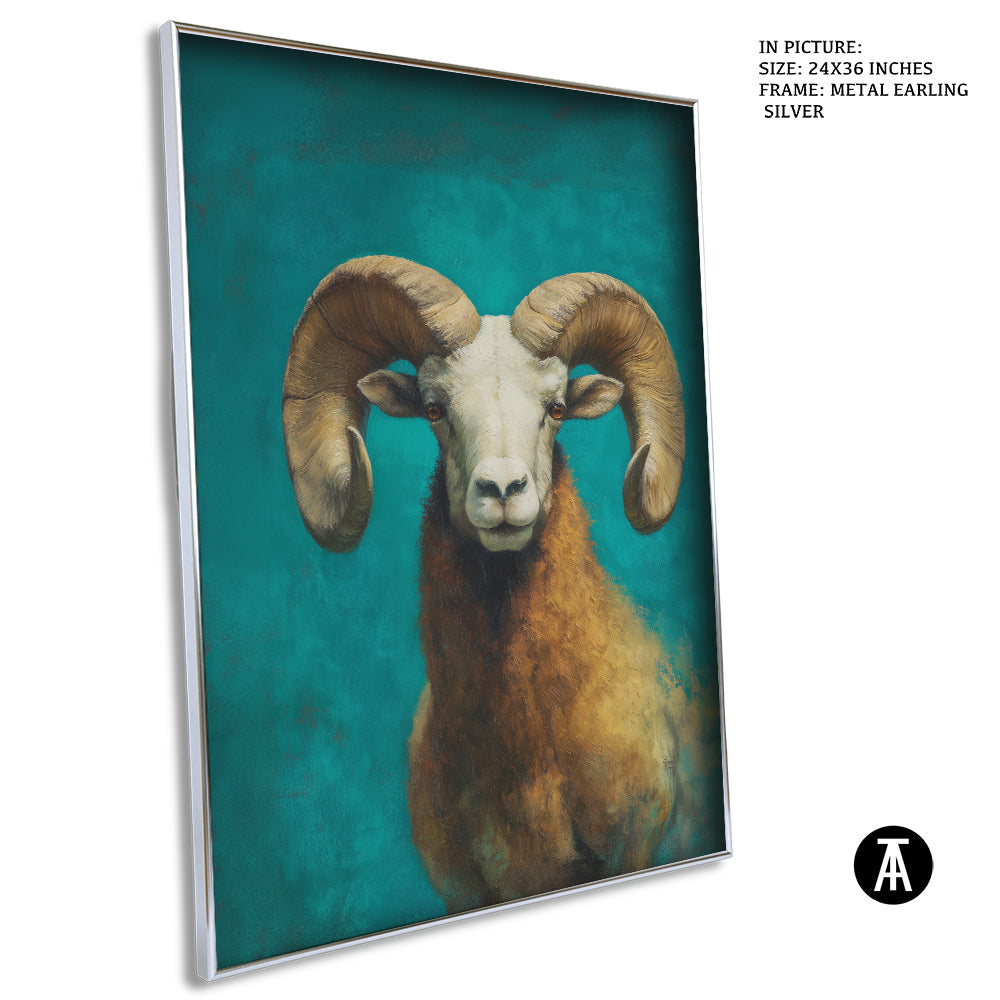 Artwork in Metal Earling Silver Frame