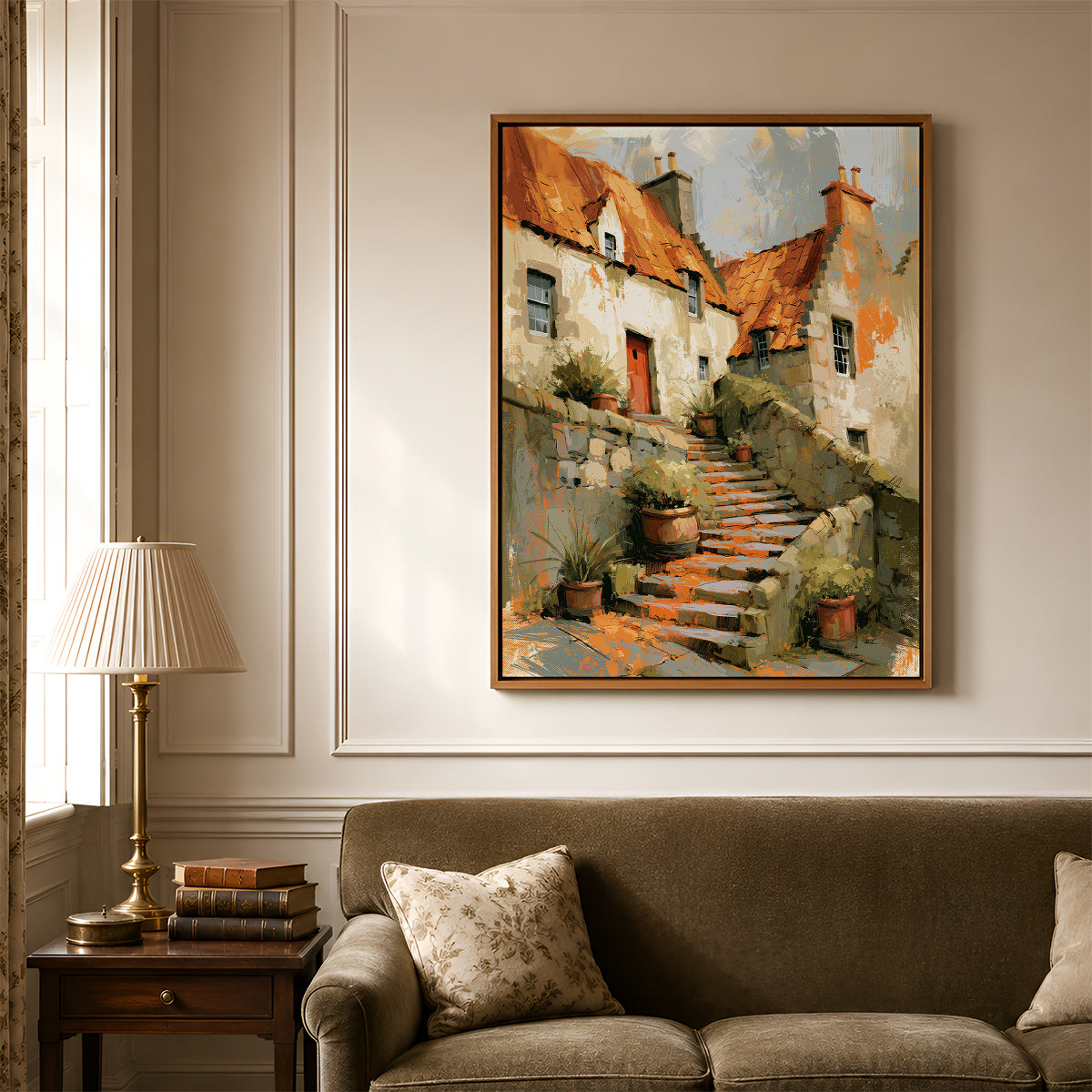 Painting in a Lifestyle Setting