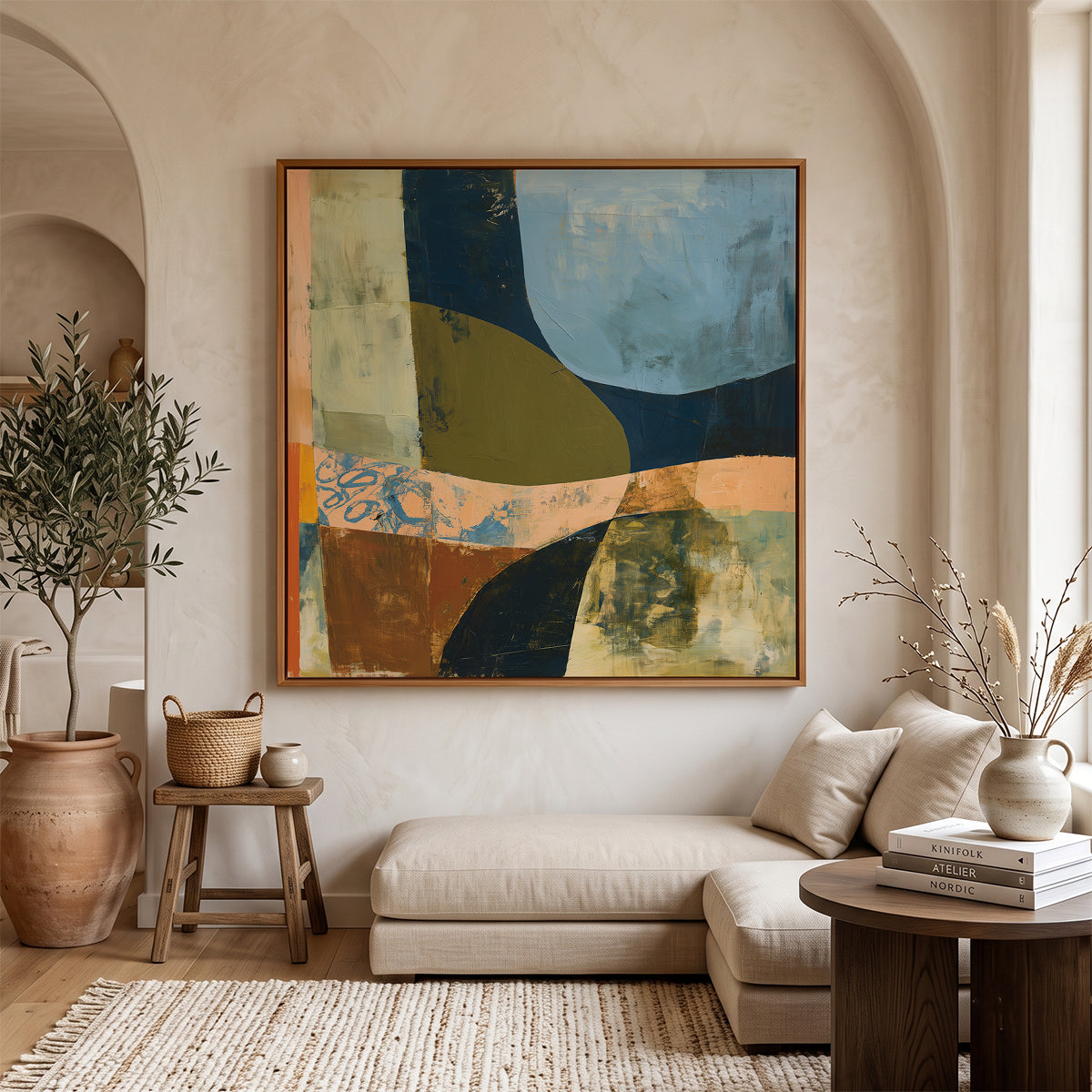Abstract Art in a Lifestyle Setting