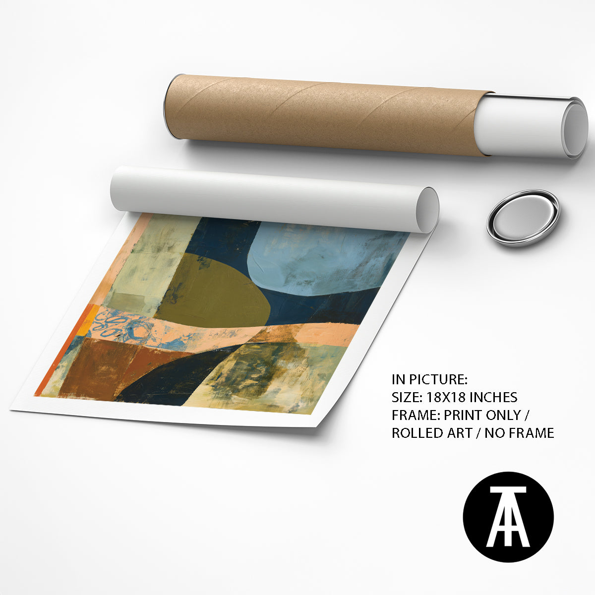 Artwork as Print Only / Rolled Art