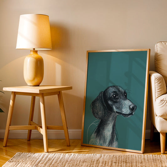 Minimalist Artwork in a Lifestyle Setting