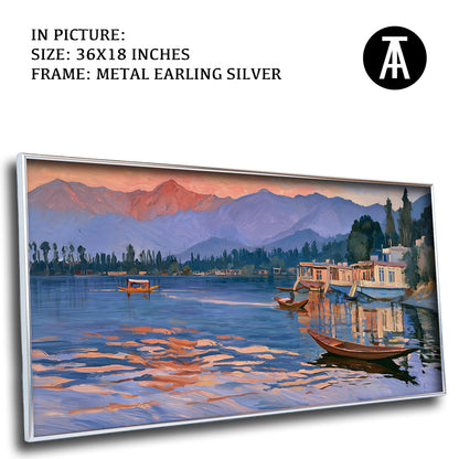 Artwork in Metal Earling Silver Frame
