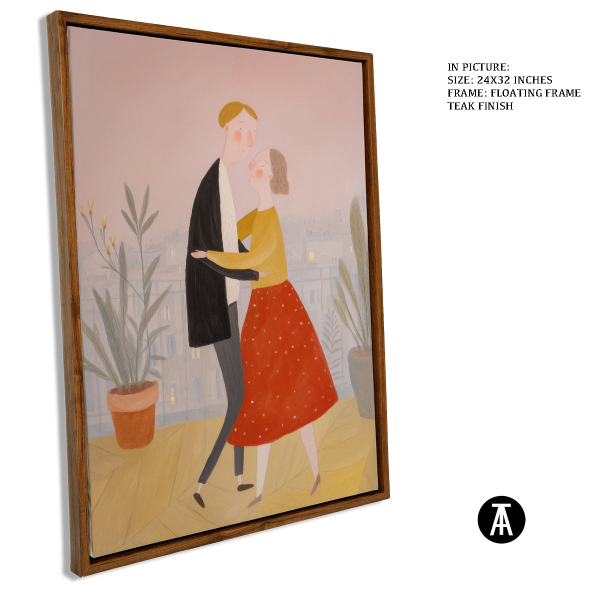 Artwork in Floating Frame