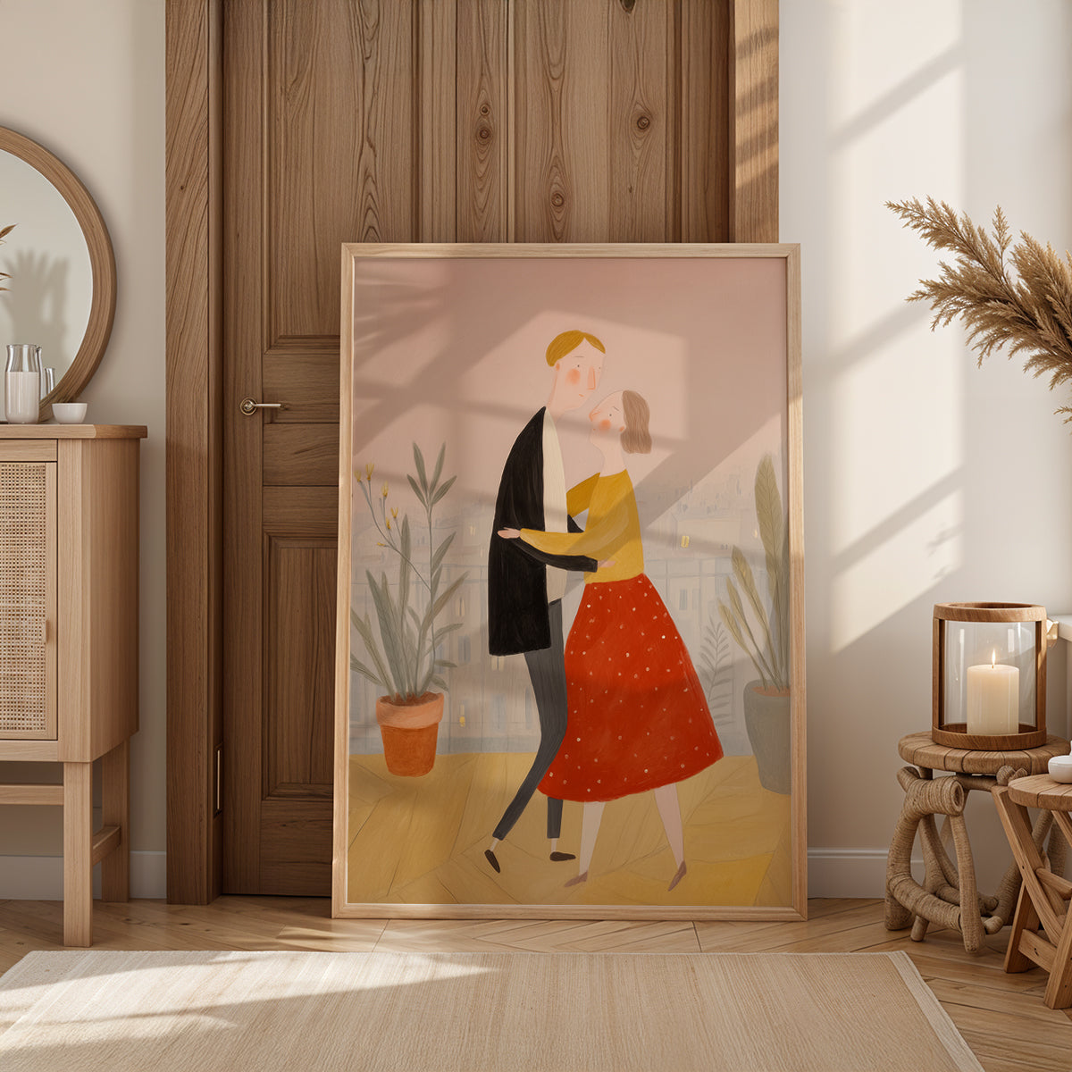 Painting in a Lifestyle Setting