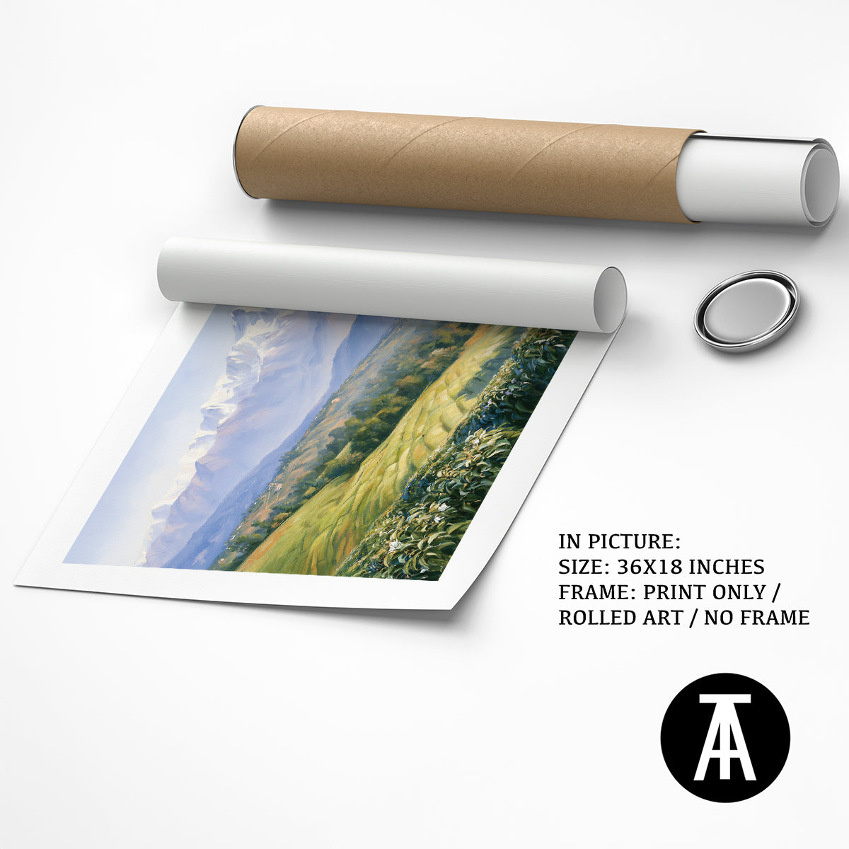 Artwork as Print Only or Rolled Art