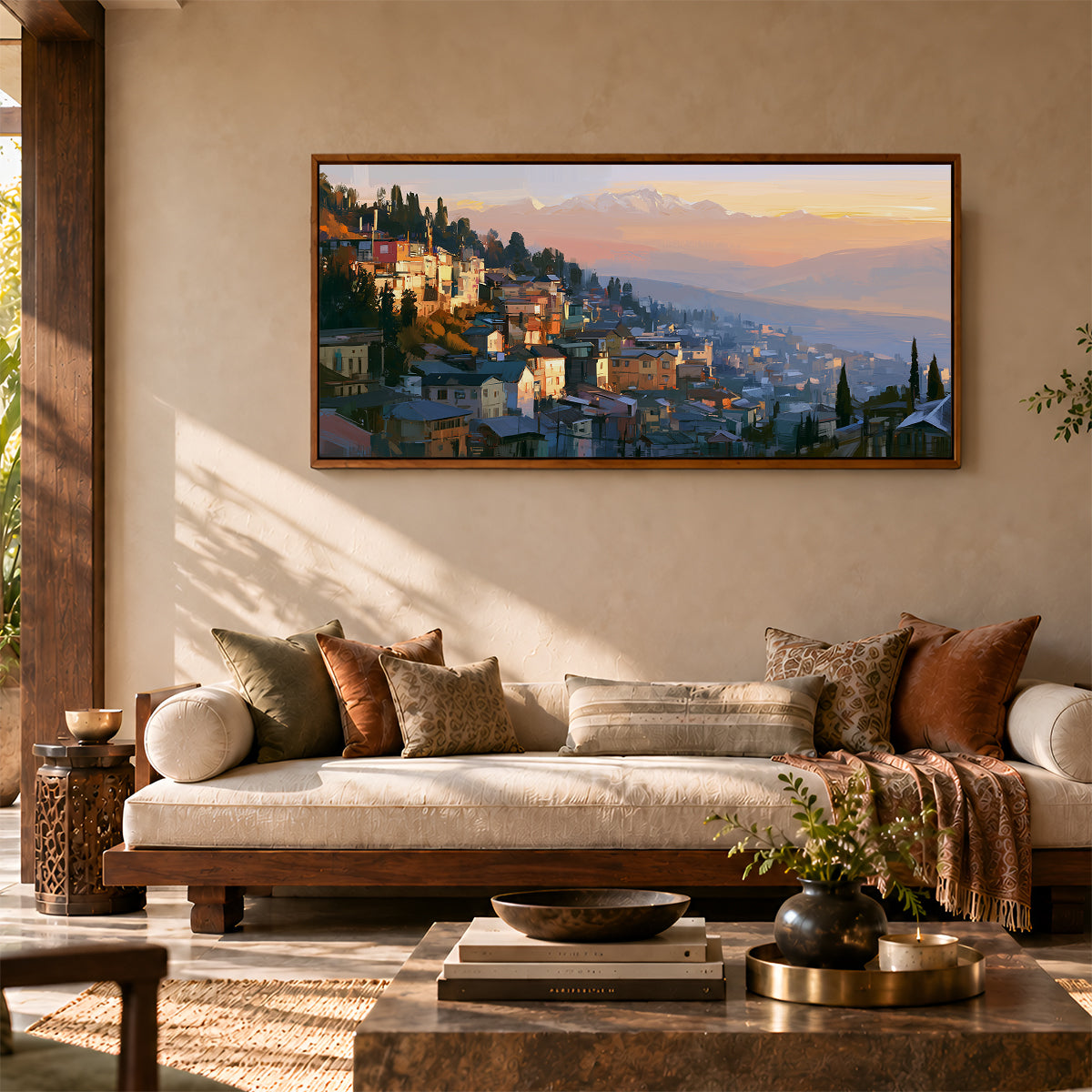 Indian Artwork in a Lifestyle Setting