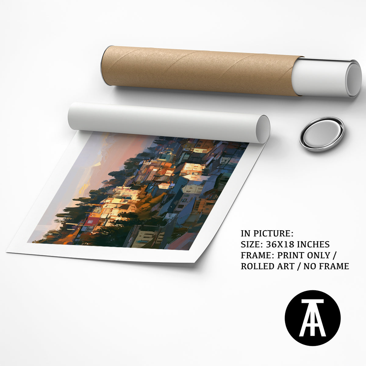 Artwork as Print Only or Rolled Art