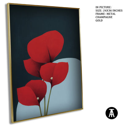 Sample Artwork in Champagne gold Metal Frame