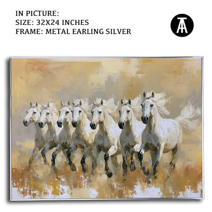Artwork in Metal Earling Silver Frame