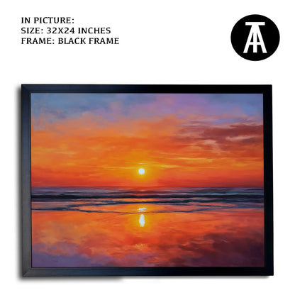 Artwork in Metal Earling Silver Frame