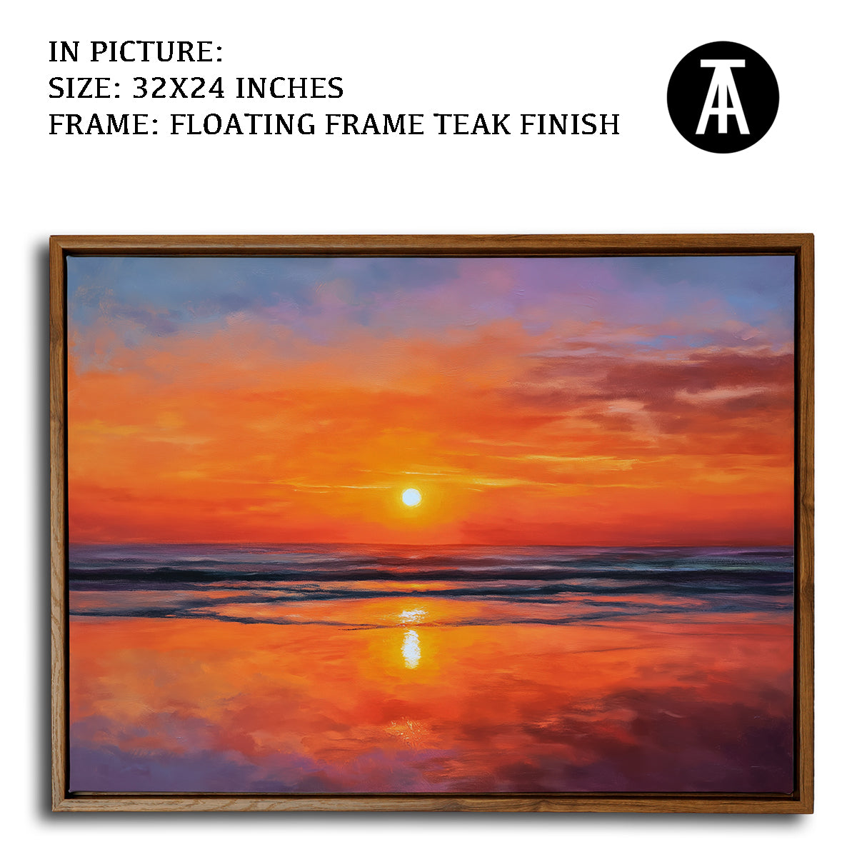 Artwork in Floating Frame