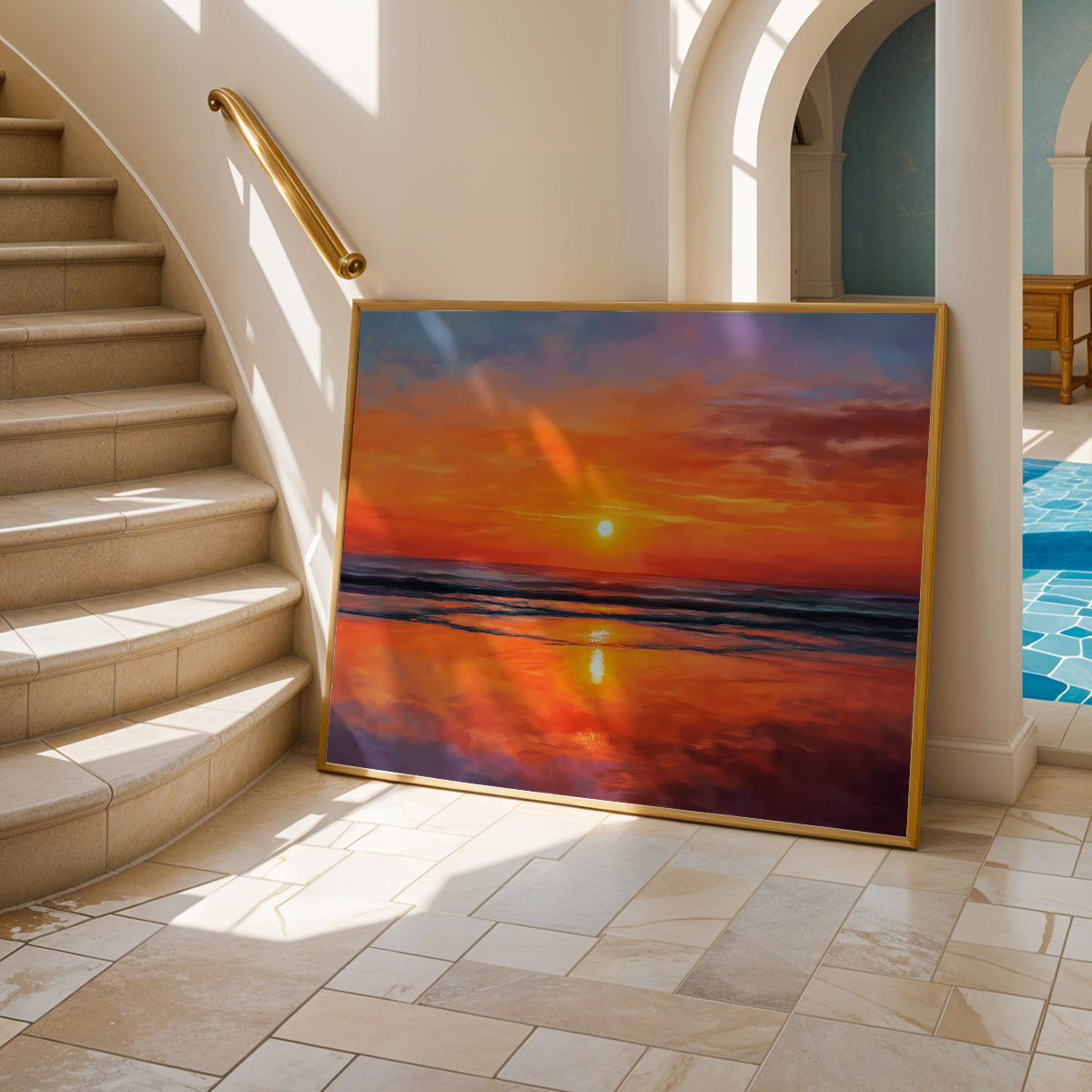 Vaastu Painting in a Lifestyle Setting