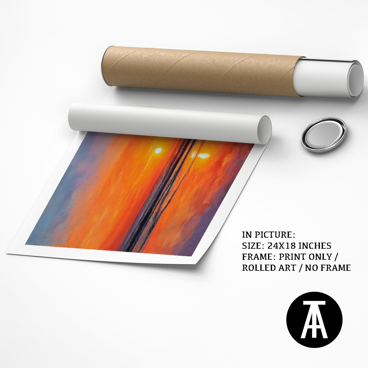 Artwork as Print Only or Rolled Art