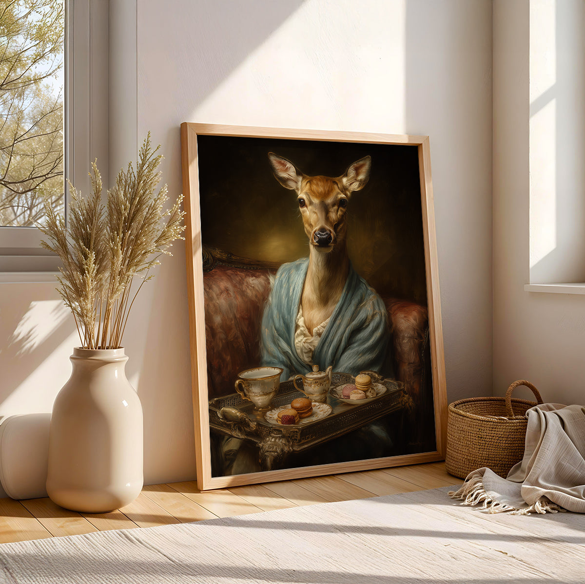 Painting in a Lifestyle Setting