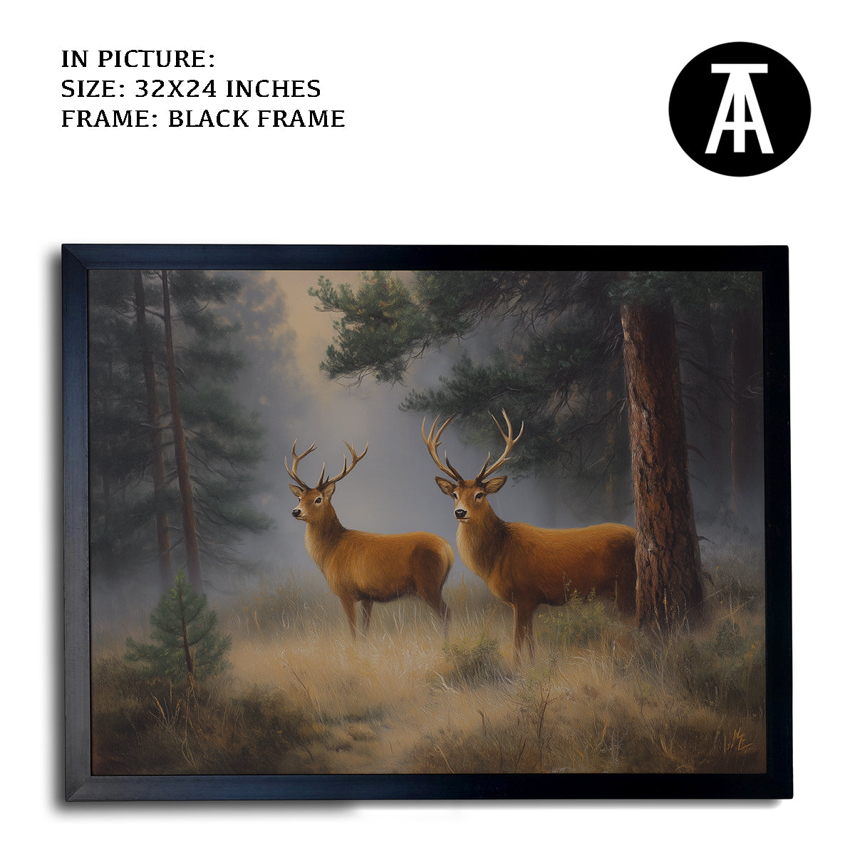 Artwork in Metal Earling Silver Frame