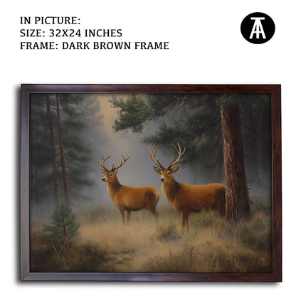 Artwork in Metal Champagne Gold Frame