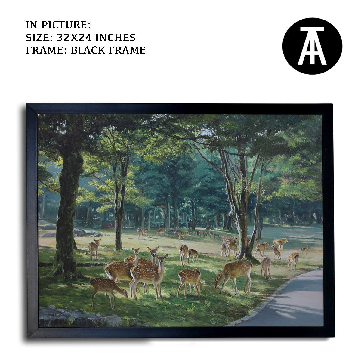 Artwork in Metal Earling Silver Frame