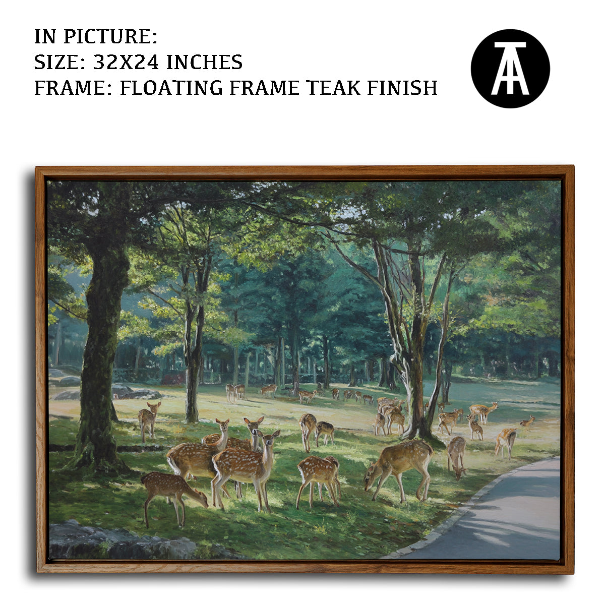 Artwork in Floating Frame