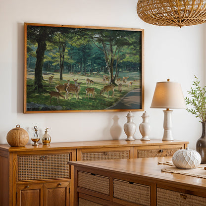 Japanese Painting in a Lifestyle Setting