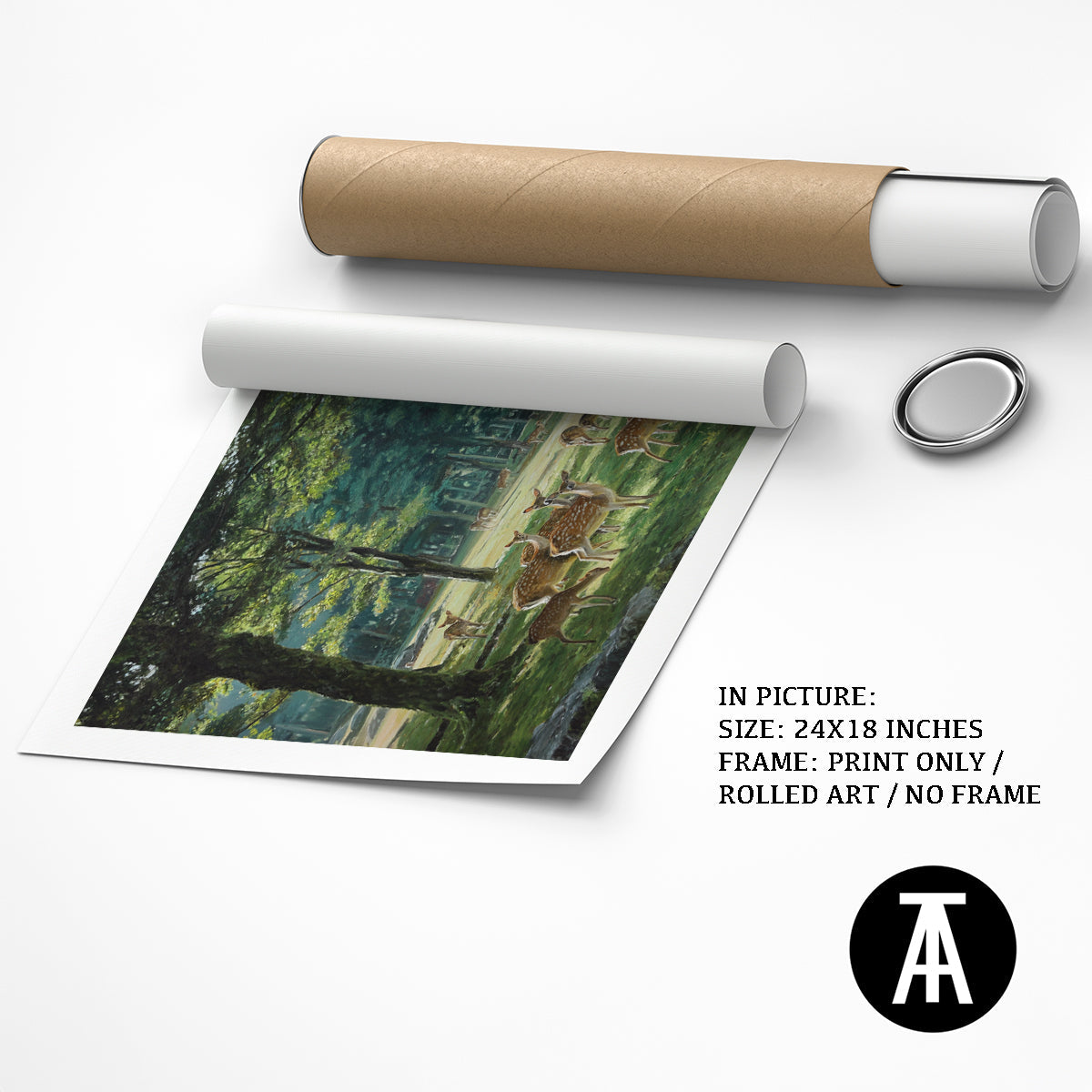 Artwork as Print Only or Rolled Art